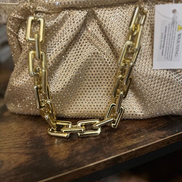 Handbags - NWT Gold Studded Women's Bag